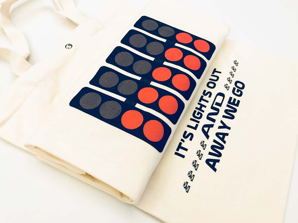 F1 Departure Lamp Canvas Bag