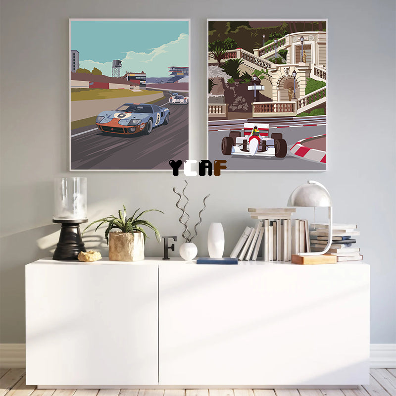 F1 Racing Luxury Poster