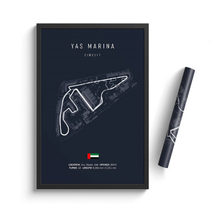F1 Racing Track Wall Art