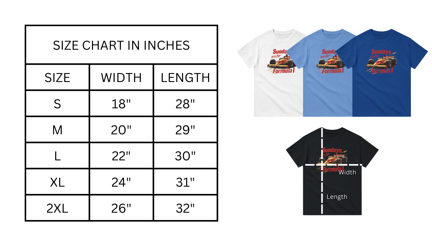 Sundays are for Formula 1 T-Shirt