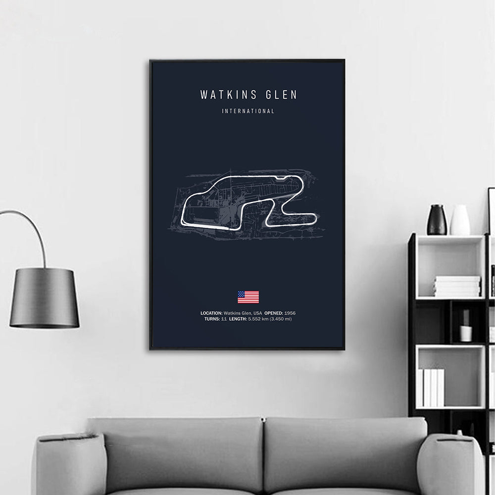 F1 International Track Circuit Canvas