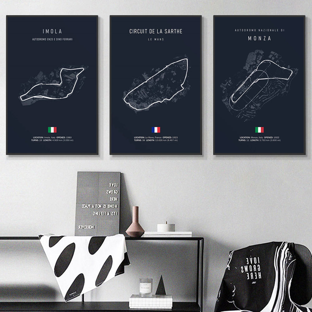 F1 International Track Circuit Canvas