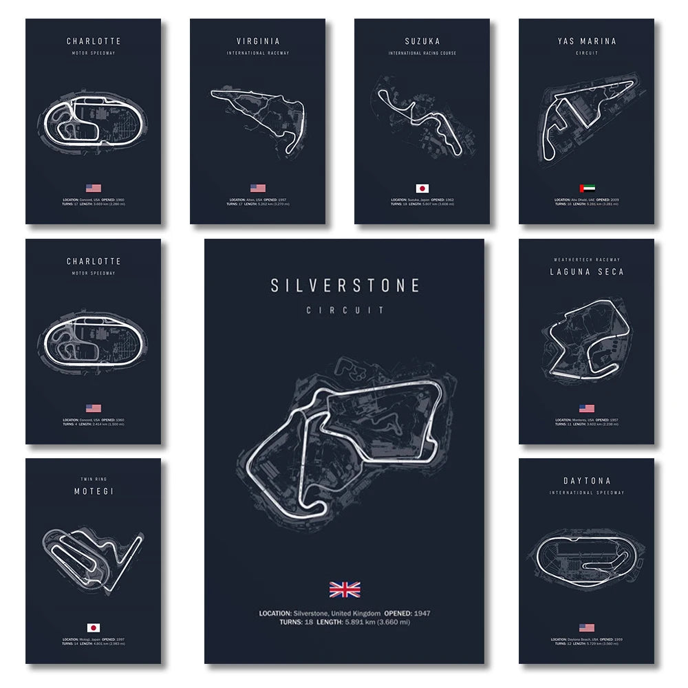 F1 International Track Circuit Canvas