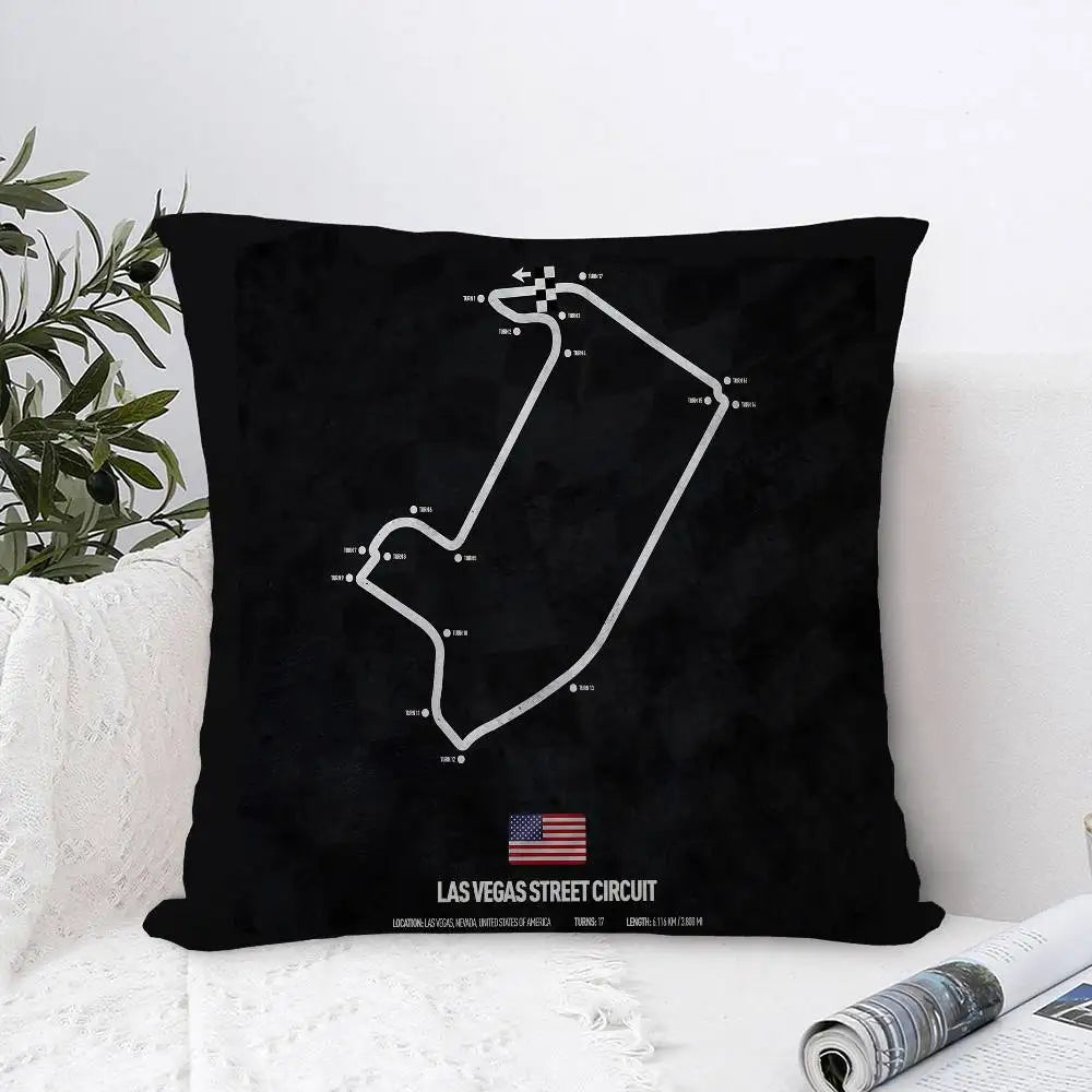 F1 International Track Pillow Cover
