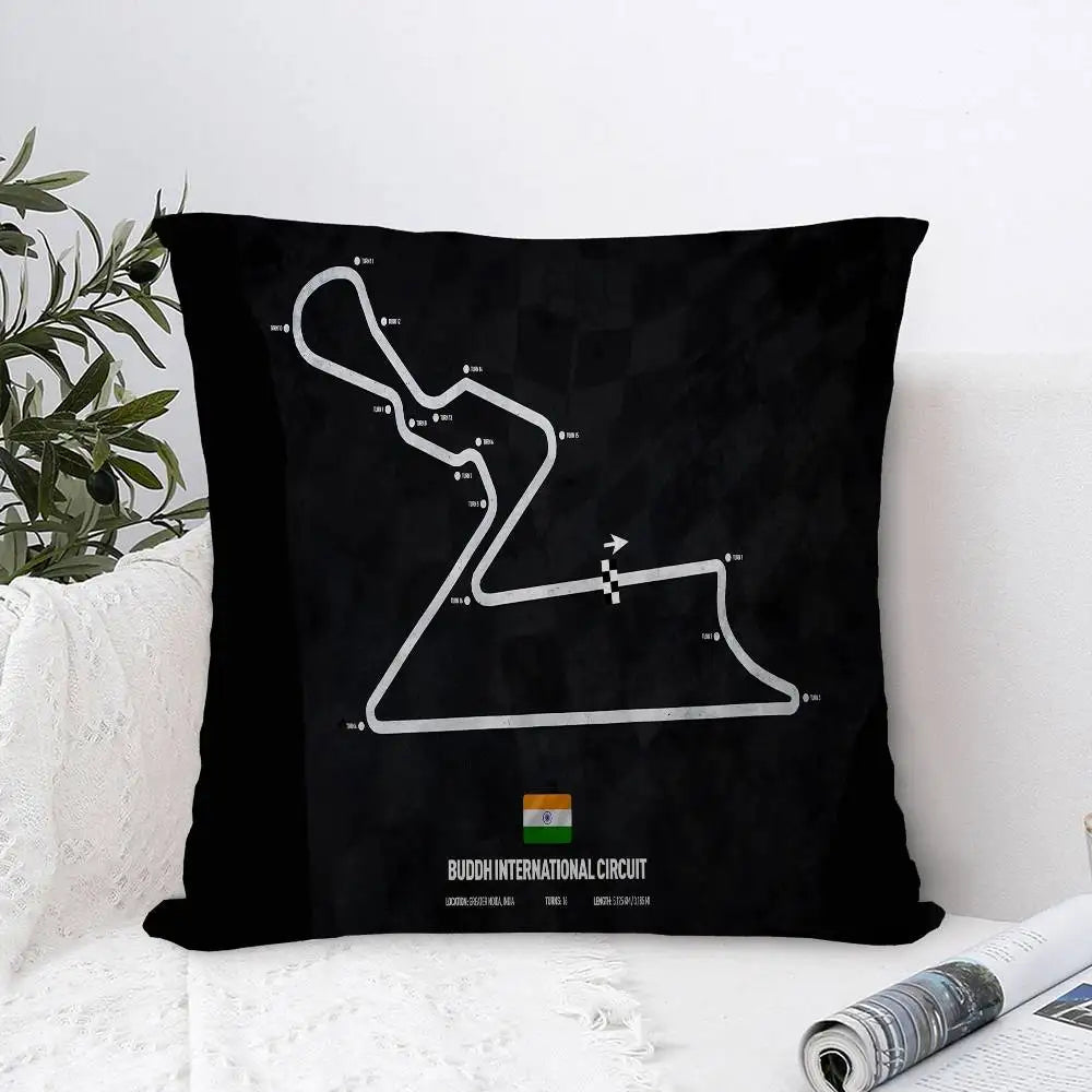 F1 International Track Pillow Cover