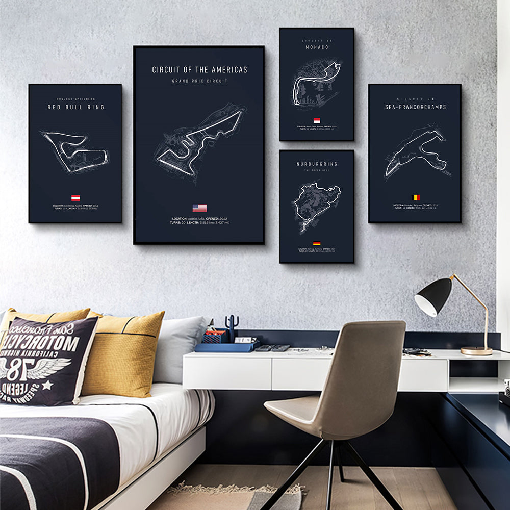 F1 International Track Circuit Canvas