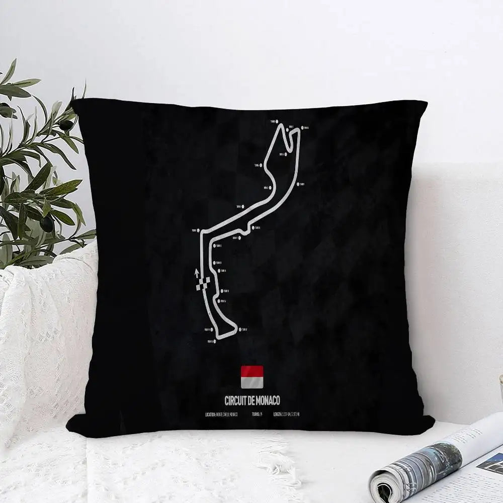 F1 International Track Pillow Cover