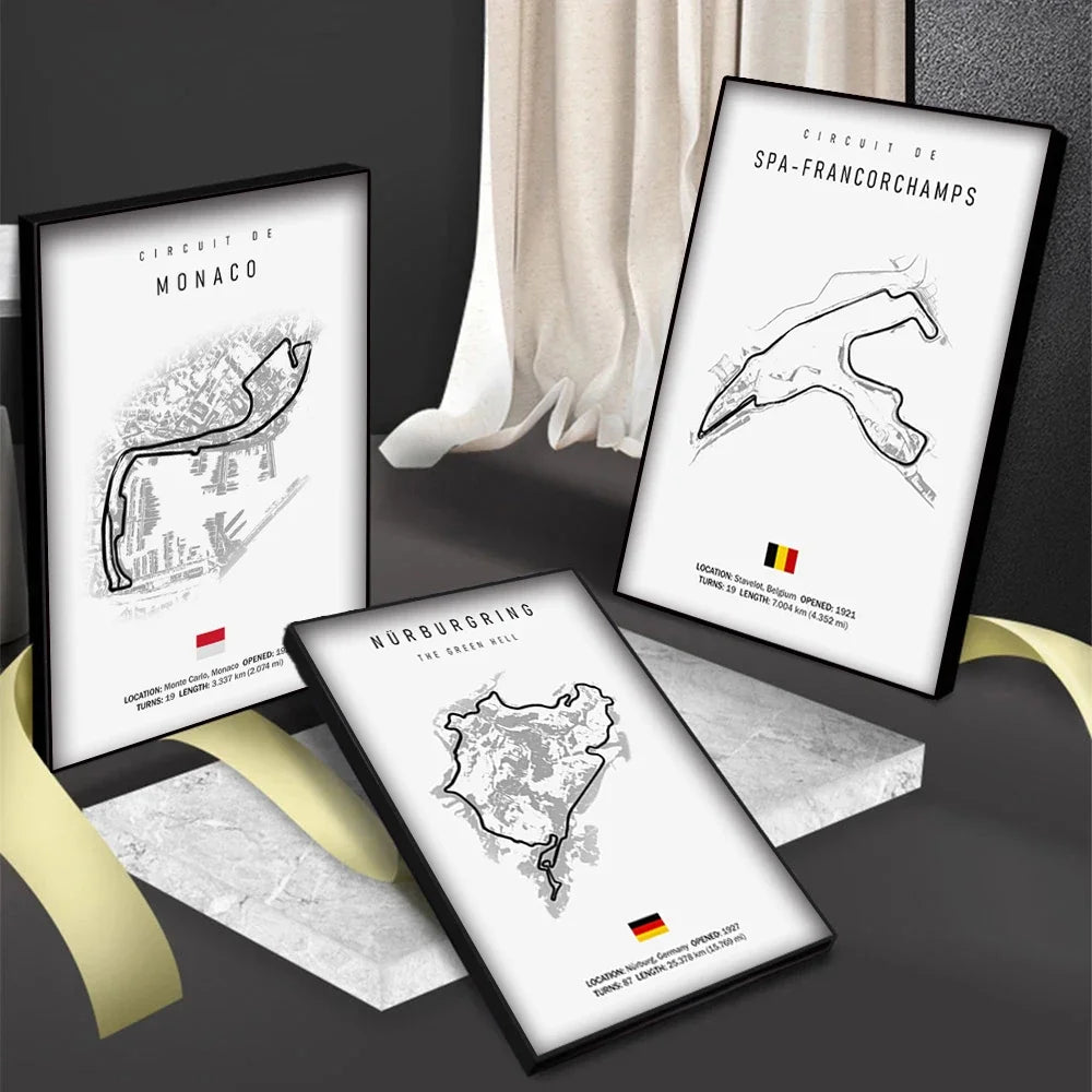 F1 International Track Circuit Canvas