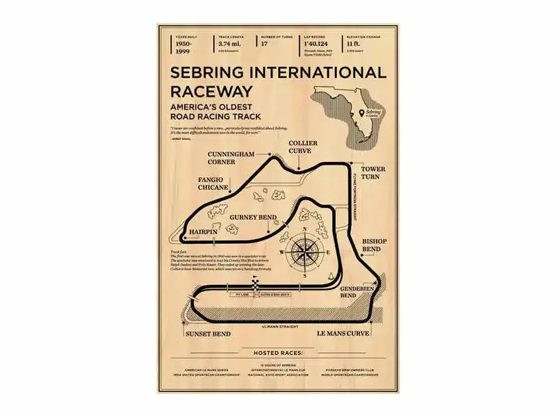 F1 Racer Circuit Poster