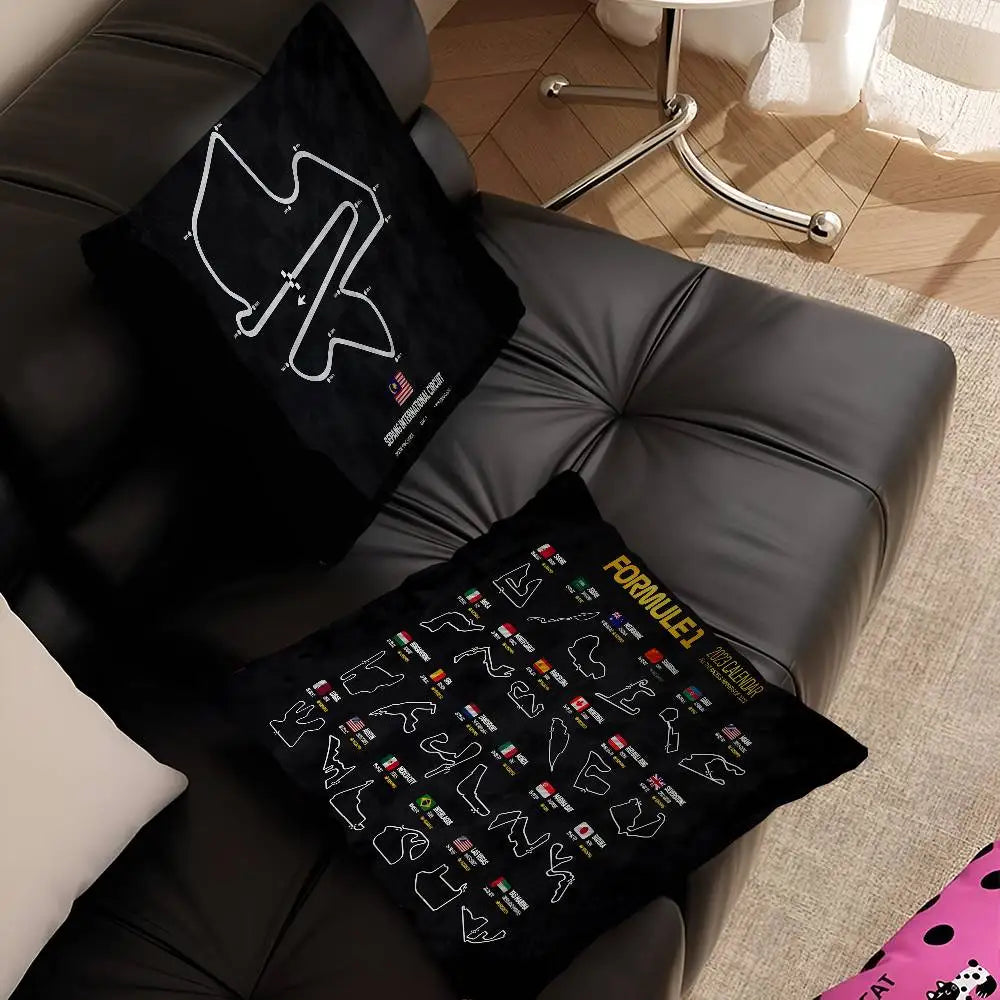 F1 International Track Pillow Cover