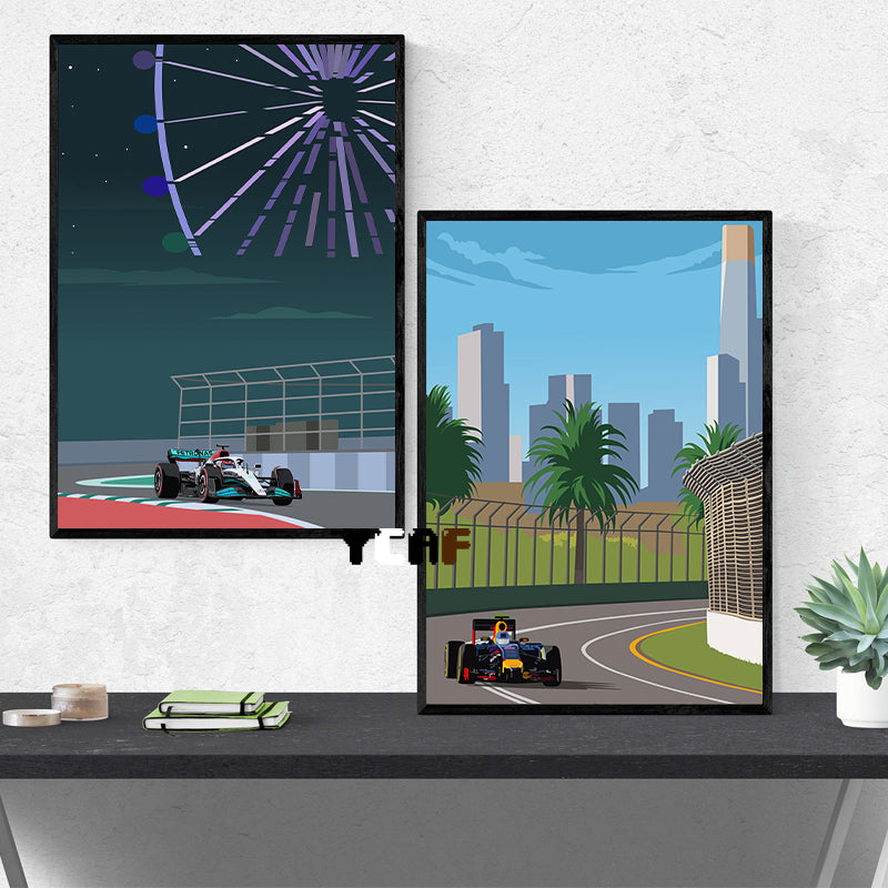 F1 Racing Luxury Poster