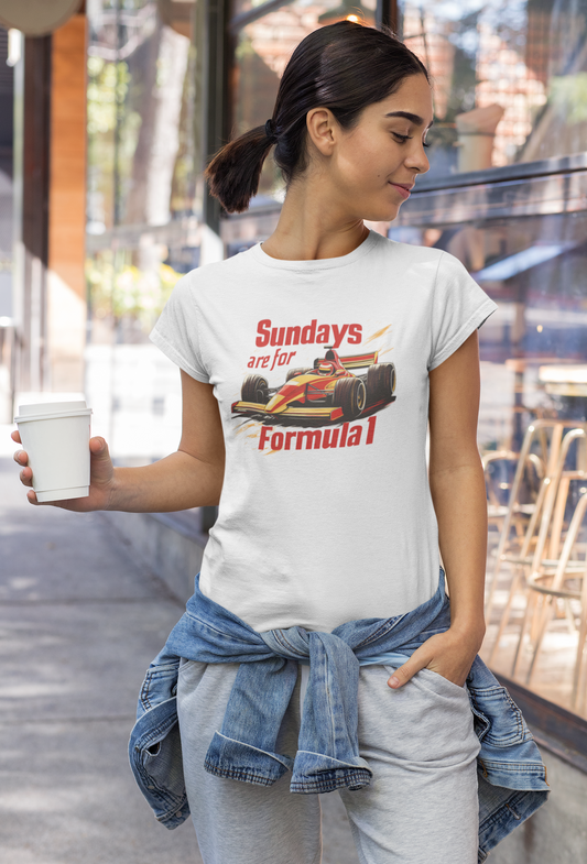 Sundays are for Formula 1, F1 shirt, Racing shirt, Race Car Design, F1 Merch, F1 gifts